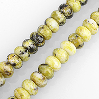 Yellow Turquoise Beads, Rondelle Approx 0.5-2mm Approx 15.5 Inch 