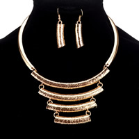 Fashion Zinc Alloy Jewelry Sets, earring & necklace, plated lead & cadmium free, 500mm Approx 19.5 Inch 