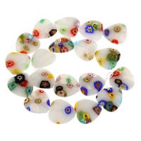 Millefiori Lampwork Beads, Heart, handmade Approx 1mm Approx 12.5 Inch, Approx 