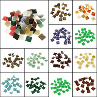 Edelstein Cabochons, Quadrat, verschiedenen Materialien für die Wahl, 12x12x7mm, verkauft von PC