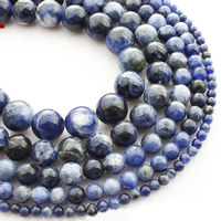 Sodalite Beads, Round, natural Approx 15 Inch 