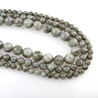 Labradorite Beads, Round & faceted Approx 1mm Approx 15.5 Inch 