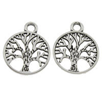 Tree Of Life Pendants, Zinc Alloy, antique silver color plated, lead & cadmium free Approx 1.5mm, Approx 