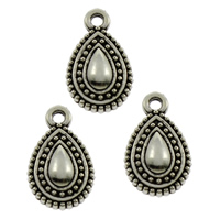 Zinc Alloy Teardrop Pendants, antique silver color plated, lead & cadmium free Approx 1mm, Inner Approx Approx 