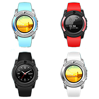 TROZUM® Smart Watch, Plastique, avec verre & acier inoxydable, Placage, Longueur réglable & moniteur de sommeil & Podomètre 3D & écran tactile & imperméable, plus de couleurs à choisir Environ 9.8 pouce, Vendu par PC