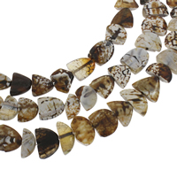 Leopard Print Agate Beads - Approx 1.5mm Inch 