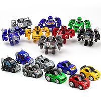 ABS Plastic Deformation Car Toy, with Plastic 