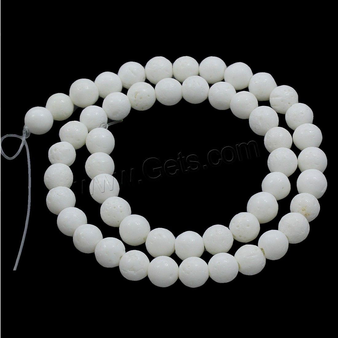 Natural Sponge Coral Beads, Round, different size for choice, Hole:Approx 1mm, Length:Approx 15.3 Inch, Sold By Strand