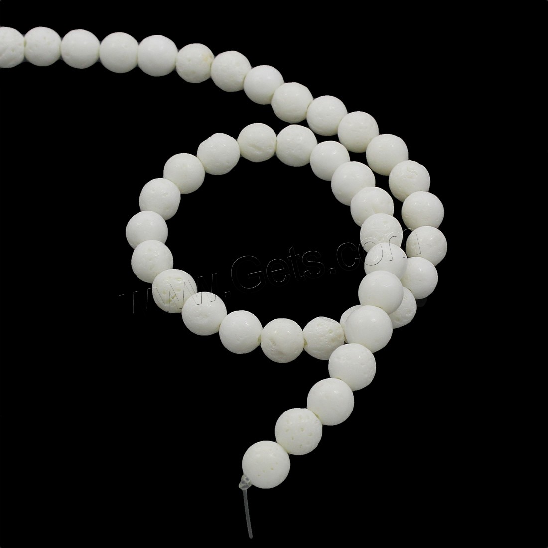 Natural Sponge Coral Beads, Round, different size for choice, Hole:Approx 1mm, Length:Approx 15.3 Inch, Sold By Strand