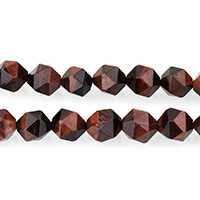 Red Tiger Eye Stone Beads, natural & faceted Approx 1mm Approx 15 Inch 