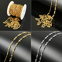 Stainless Steel Chain Jewelry, with plastic spool, plated 