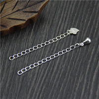Sterling Silver Extender Chain, 925 Sterling Silver 