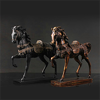 Schöne Skulpturen Home Decor und Mode Statuen Dekoration, Harz, Pferd, keine, 170x210x70mm, verkauft von PC
