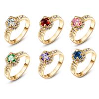Newegg® Finger Ring, Zinc Alloy, plated & for woman & with rhinestone 