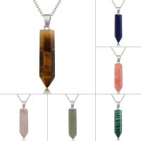 Colliers de pierres précieuses, pierre gemme, pendule, différents matériaux pour le choix & unisexe Vendu par PC