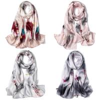 Bufanda de seda, seda real, diferentes patrones para la opción & para mujer, 175x52cm, Vendido por Sarta