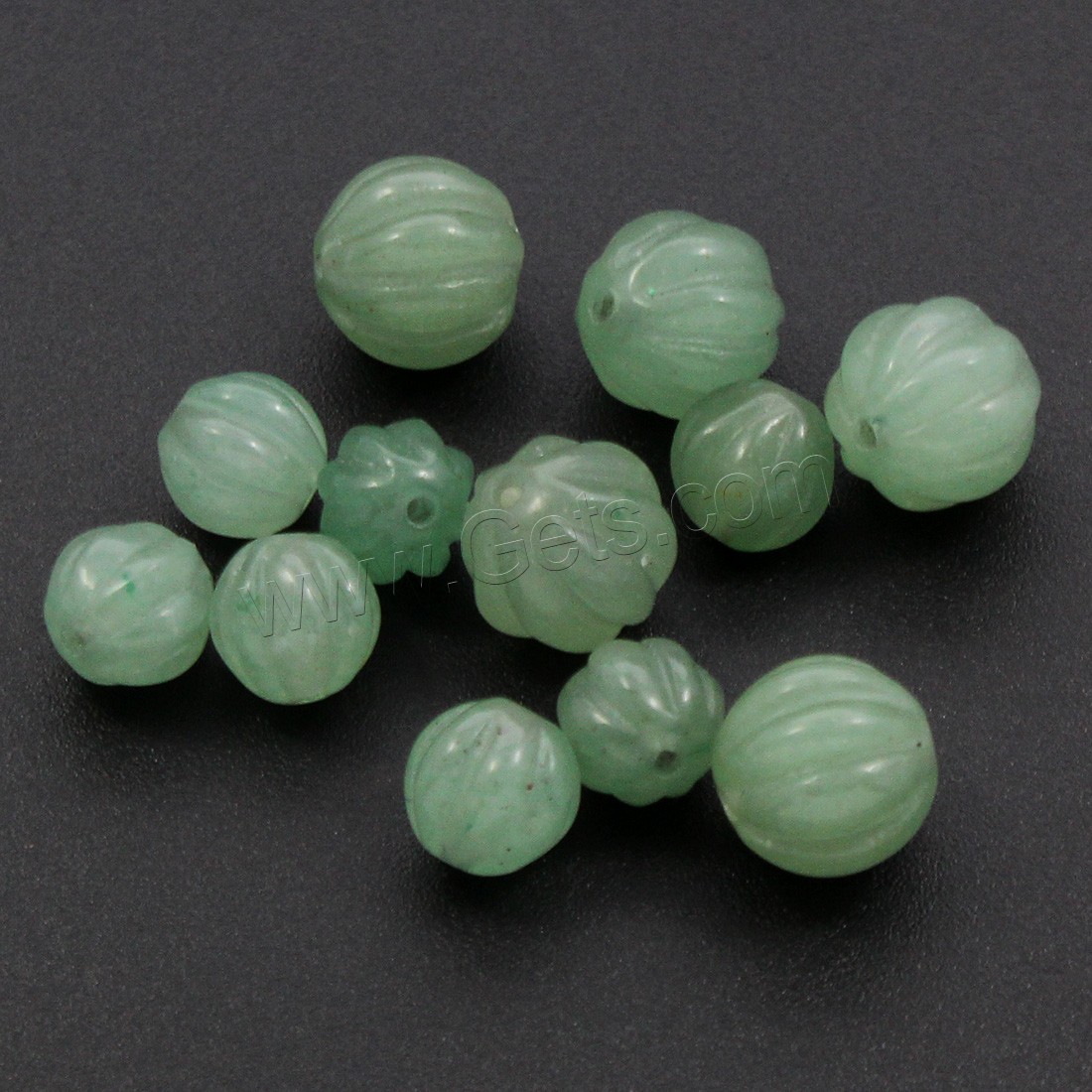 Полудрагоценный камень Бусины, Тыква, разный размер для выбора, отверстие:Приблизительно 1-1.5mm, продается PC