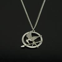 Zinc Alloy Sweater Chain Necklace, Mockingjay, plated, twist oval chain & for woman lead & cadmium free, 600mm Approx 23.5 Inch 
