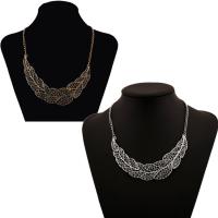 Zinc Alloy Necklace, with 5cm extender chain, Leaf, plated, twist oval chain & for woman 450mm Approx 17.5 Inch 