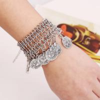 Zinc Alloy Bracelet, with 5cm extender chain, plated, Unisex lead & cadmium free, 180mm Approx 7 Inch 