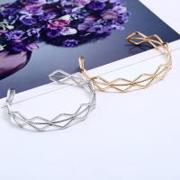 Iron Cuff Bangle, plated, for woman lead & cadmium free, 12mm, Inner Approx 62mm Approx 7.5 Inch 