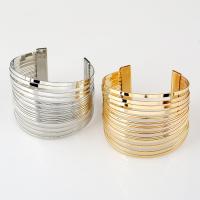 Iron Cuff Bangle, plated, for woman lead & cadmium free, 58mm, Inner Approx 68mm Approx 8.5 Inch 