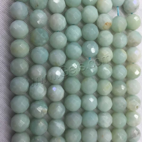 Amazonite Beads, Round, natural, more sizes for choice & faceted, Hole:Approx 1-2mm, Length:Approx 15 Inch, Sold By Strand