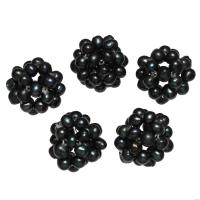 Ball Cluster Cultured Pearl Beads, Freshwater Pearl, Round, 15-20mm 