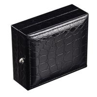 Crocodile Skin Cufflinks Gift Box, waterproof, 81*68*33mm 