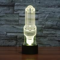 Acrylic Night Light, with ABS Plastic & with USB interface & with LED light & change color automaticly 