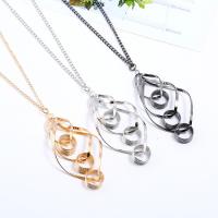 Iron Sweater Necklace, with 5cm extender chain, plated, twist oval chain & for woman lead & cadmium free Approx 23.5 Inch 