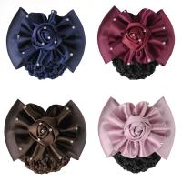Fibre de polyester Bijoux de cheveux Fleurs, avec fer, stamping & pour femme, plus de couleurs à choisir Vendu par PC