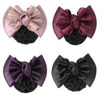Polyester Hair Jewelry Flower, with Iron, for woman 