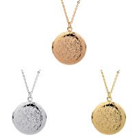 Fashion Locket Necklace, Brass, with 1.9Inch extender chain, plated, oval chain & for woman Approx 15.7 Inch 