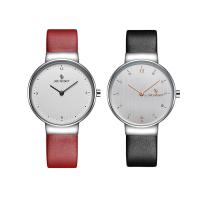 SENORS® Women Jewelry Watch, Leather, with Glass & Stainless Steel & Zinc Alloy, Chinese movement, plated, Life water resistant & for woman Approx 9 Inch 