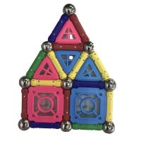 Puzzle Square Magnetic Ball Cube Fidget Toys , Plastic, with Iron, for children 