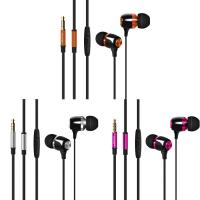 Corded Earphone Earbuds Headphones, TPE, with Aluminum Alloy & Silicone, for 3.5mm computer interface device & for cellphone 3.5mm Approx 45 Inch 