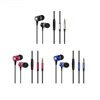 Corded Earphone Earbuds Headphones, TPE, with Aluminum Alloy & Silicone, for 3.5mm computer interface device & for cellphone 3.5mm Approx 47 Inch 