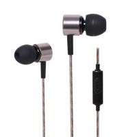 Corded Earphone Earbuds Headphones, TPU, with Aluminum Alloy & Silicone, for 3.5mm computer interface device & for cellphone, light purple, 3.5mm Approx 47 Inch 
