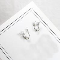 South Sea Shell Stud Earrings, 925 Sterling Silver, with Shell Pearl, Butterfly, hypo allergic & for woman & with cubic zirconia 