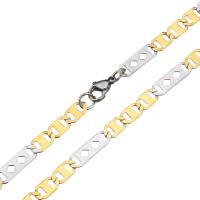 Stainless Steel Mariner Chain, plated, for woman Approx 23 Inch 