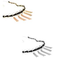 Velveteen Cord Choker Necklace, with Zinc Alloy, for woman 280mm Approx 11 Inch 