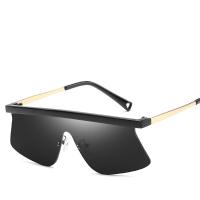 Fashion Sunglasses, Zinc Alloy, with PC plastic lens, plated, anti ultraviolet & Unisex lead & cadmium free 