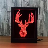 LED Colorful Night Lamp, Acrylic, with USB interface & with LED light & change color automaticly 