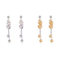 CRYSTALLIZED™ Elements Crystal Drop Earring, Brass, with CRYSTALLIZED™, platinum plated, for woman & faceted nickel, lead & cadmium free 