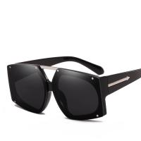 Fashion Sunglasses, Resin, with PC plastic lens & Zinc Alloy, platinum color plated, anti ultraviolet & Unisex 