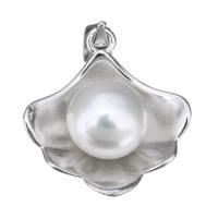 Cultured Pearl Sterling Silver Pendants, 925 Sterling Silver, with Freshwater Pearl Approx 