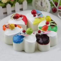 Missley Relieve Stress Squishy Toys, PU Leather, Cake, mixed colors 