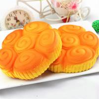 Missley Relieve Stress Squishy Toys, PU Leather, Bread 