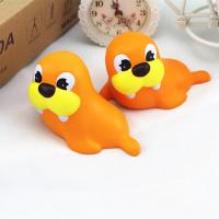 Missley Relieve Stress Squishy Toys, PU Leather, Sea Lion 
